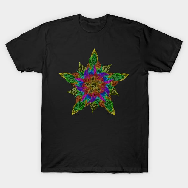 MANDALA STAR T-Shirt by KARMADESIGNER T-SHIRT SHOP